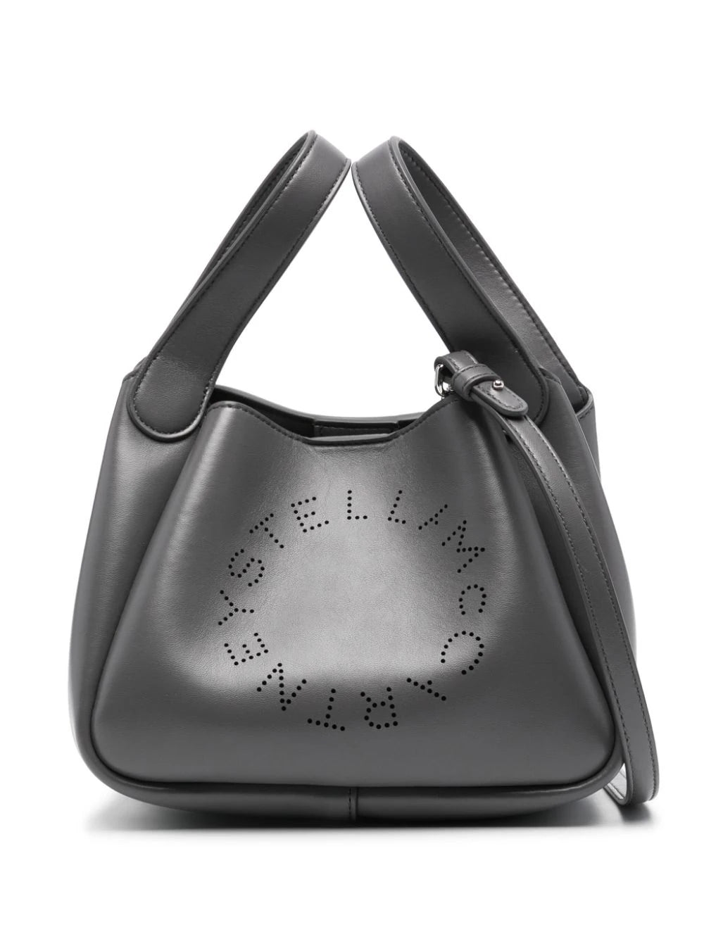 Stella McCartney bolsa crossbody con logo de perforaciones