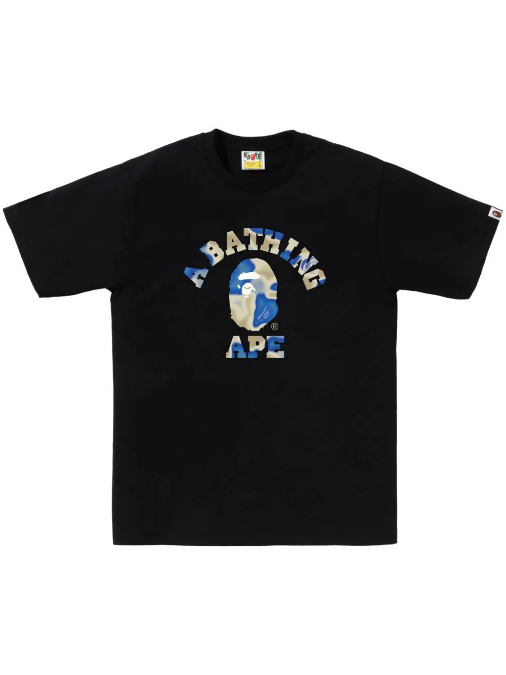 A BATHING APE® playera con logo estampado