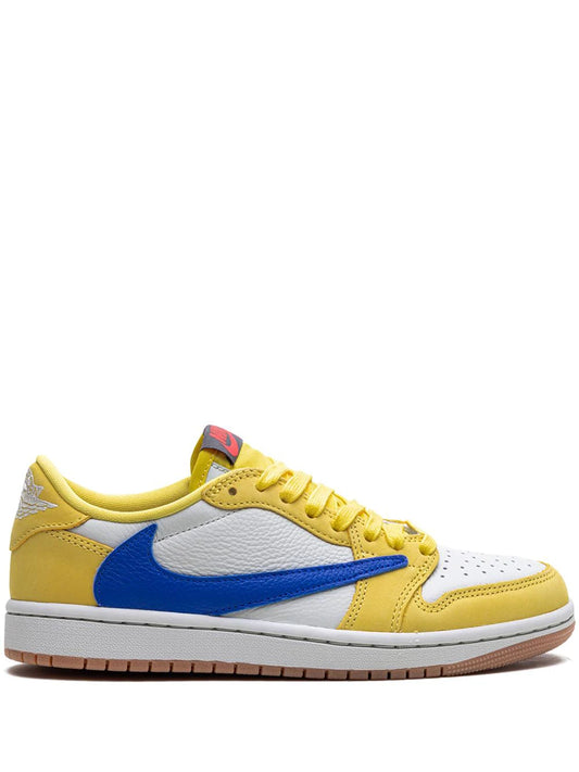 Jordan tenis Air Jordan 1 Retro Low Canary de JORDAN x Travis Scott