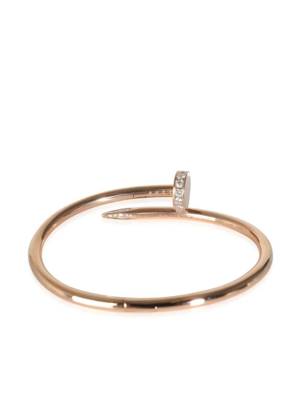 Cartier pulsera Juste Un Clou en oro rosa de 18kt con diamante