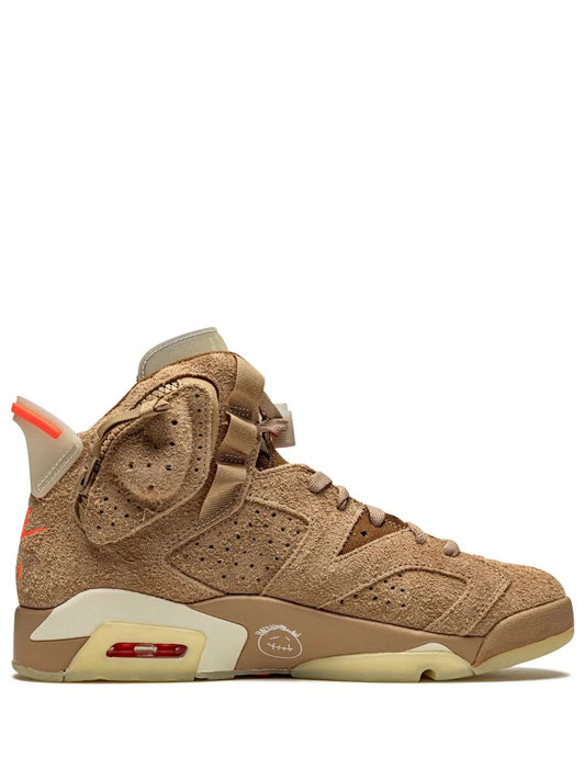 Jordan tenis Air Jordan 6 Retro Sample British Khaki de JORDAN x Travis Scott