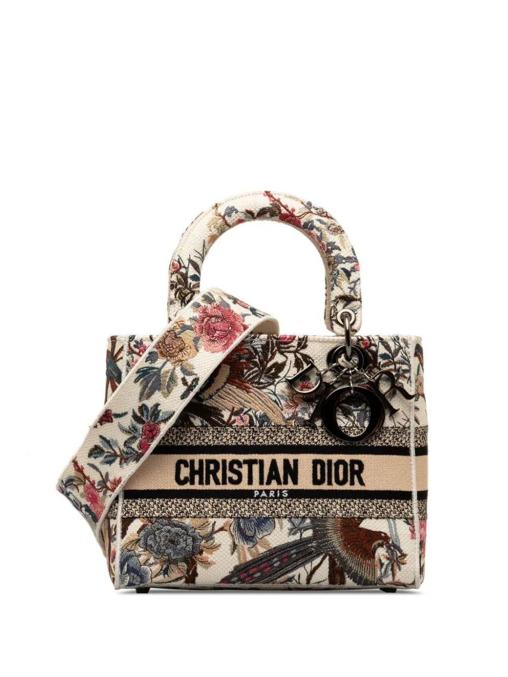 Christian Dior 2022 Medium Jardin d'Hiver Lady D-Lite Bag satchel