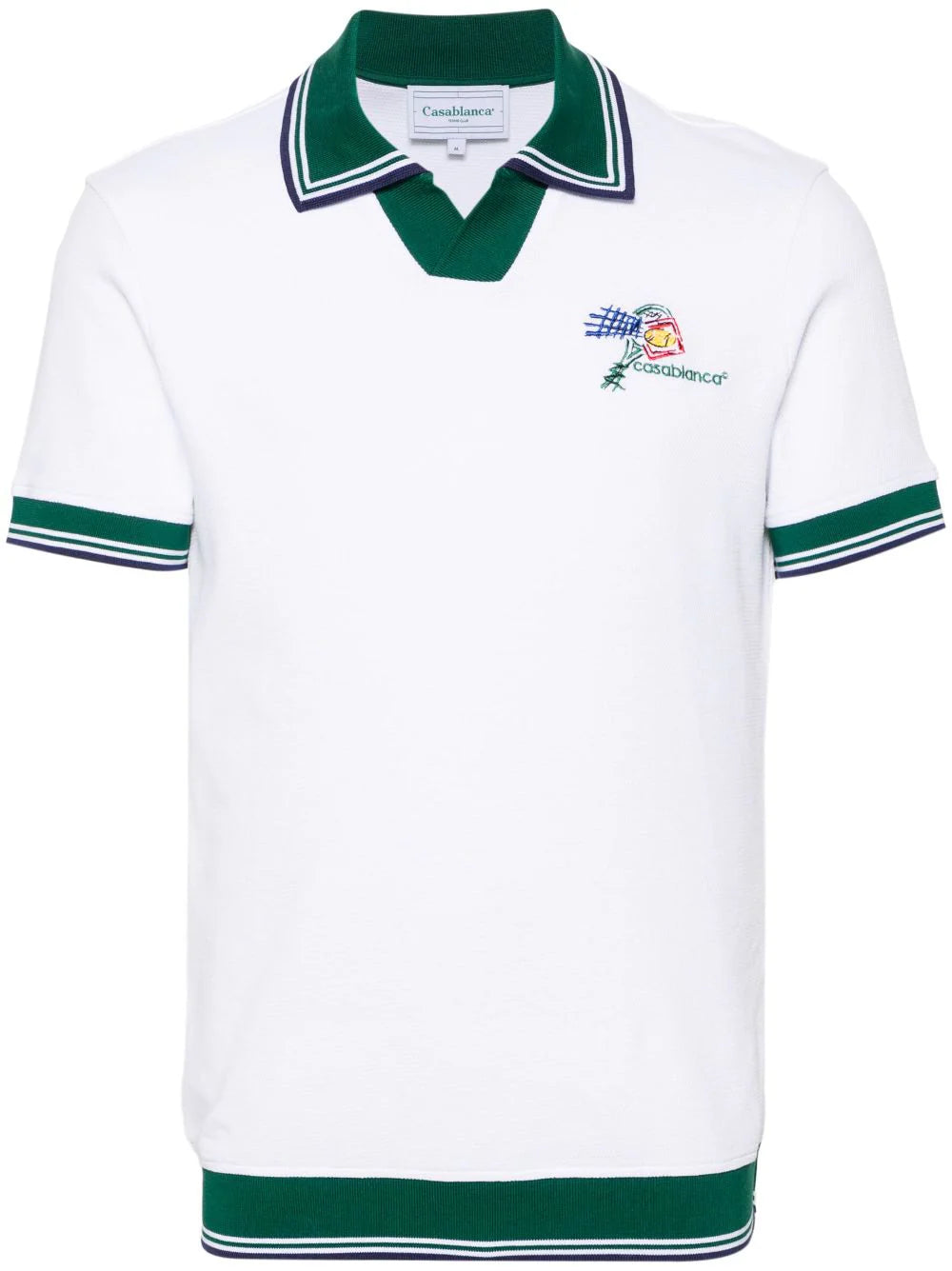 Casablanca playera tipo polo Croquis De Tennis