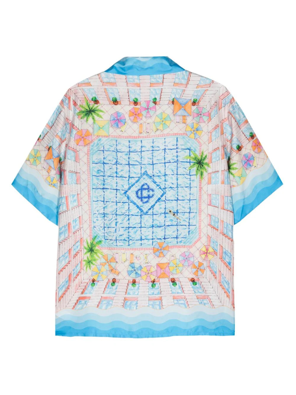 Casablanca camisa de seda Le Plongeon