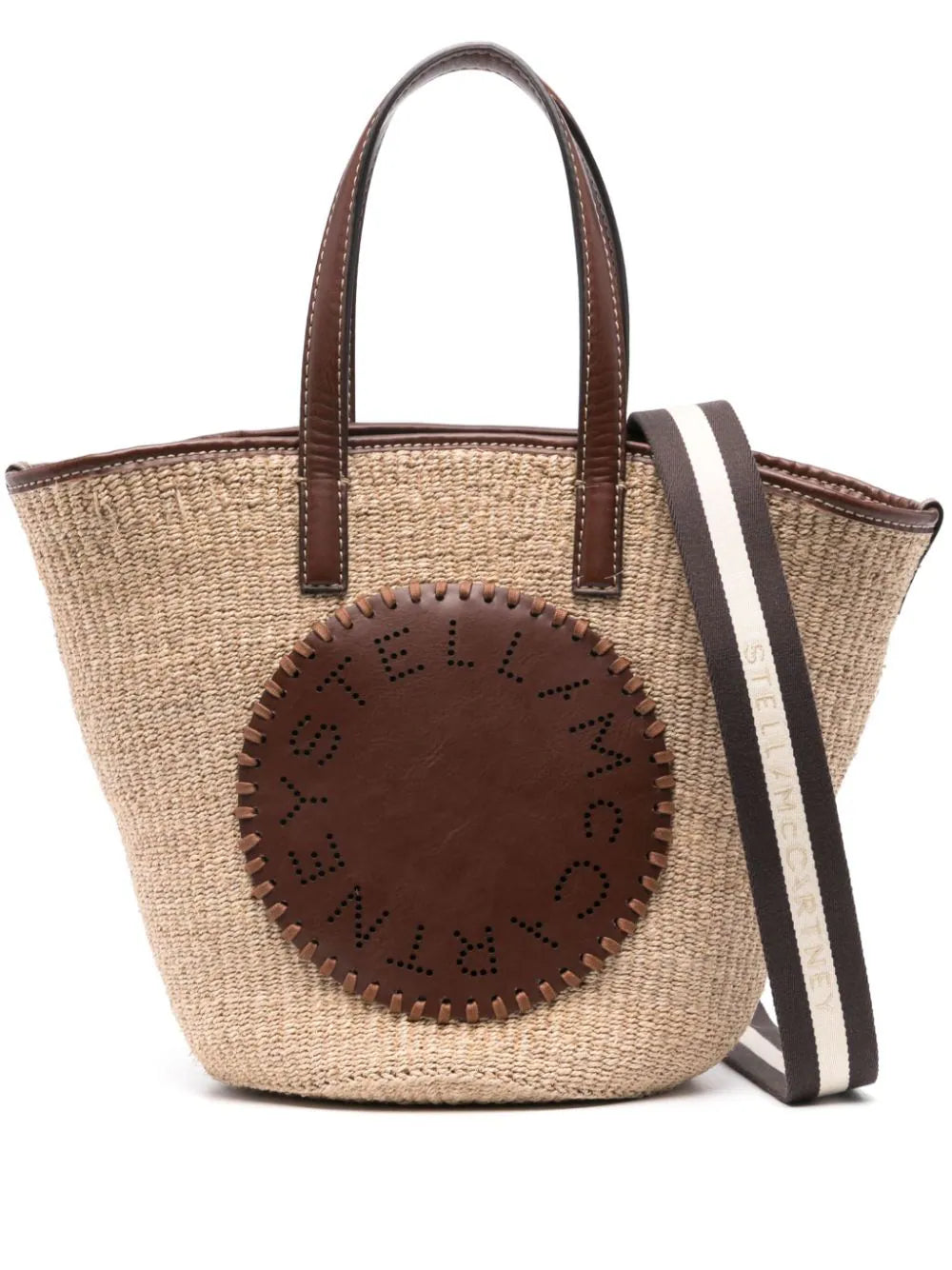 Stella McCartney tote con aplique del logo