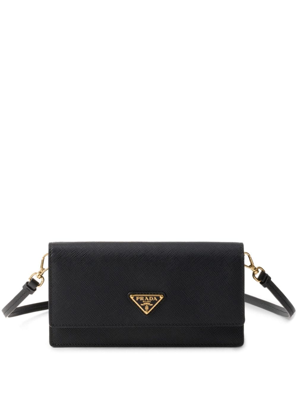 Prada bolsa mini con logo triangular