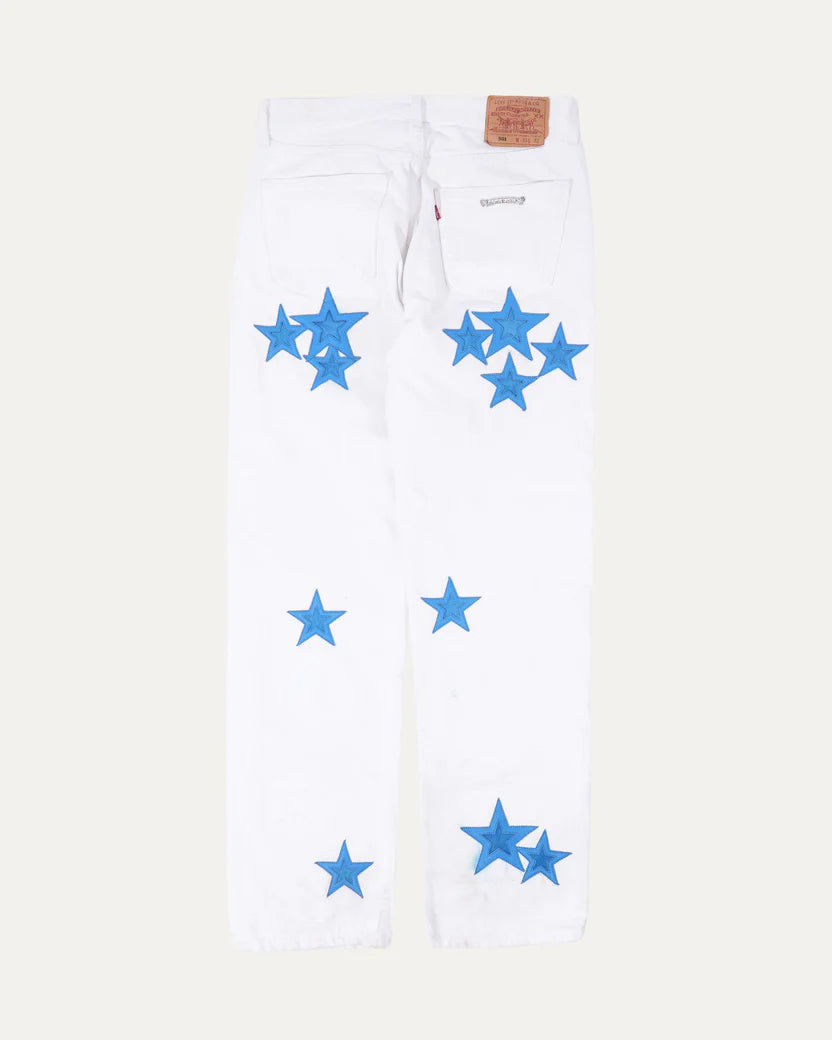 Chrome Hearts Star Patch Levi's Jeans