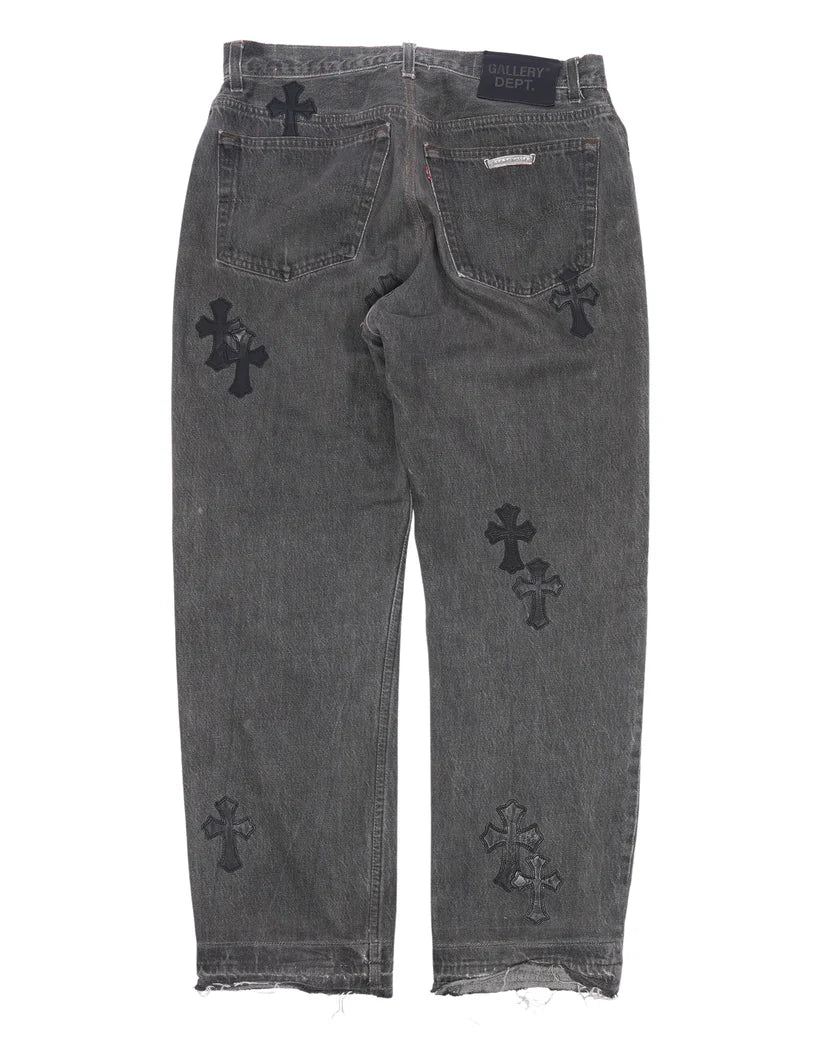 Chrome Hearts Cross Patch Gallery Dept. 5001 Jeans