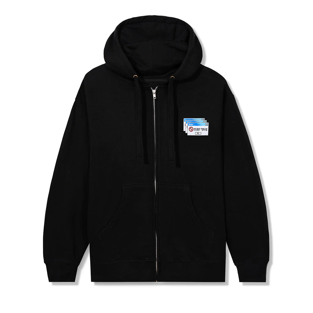 Hoodie ASSC 404/747 Zip Up Black