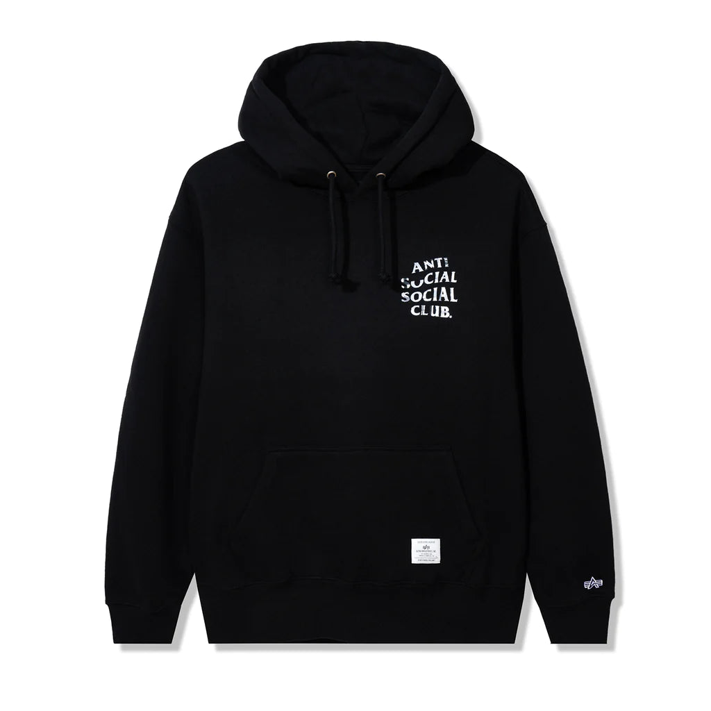 Hoodie ASSC X Alpha Black Essential