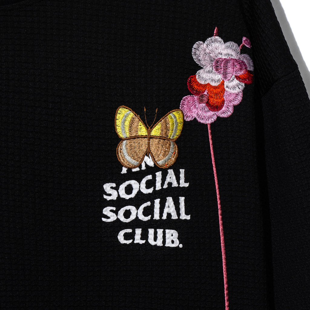 Hoodie ASSC KKoch Knitted Thermal Black Crewneck