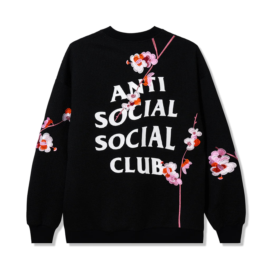 Hoodie ASSC KKoch Knitted Thermal Black Crewneck