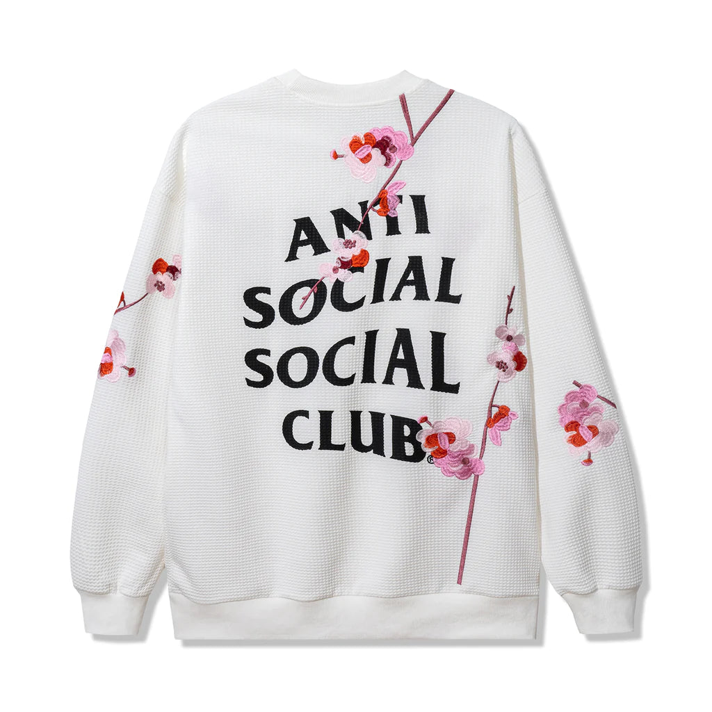 Hoodie ASSC KKoch Knitted Thermal White Crewneck