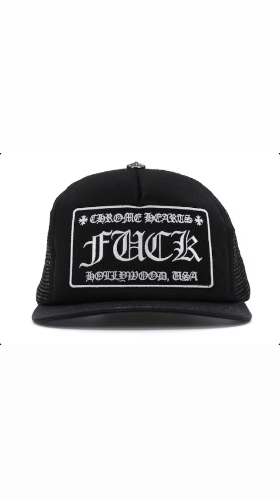 Gorra trucker Chrome Hearts FUCK Hollywood