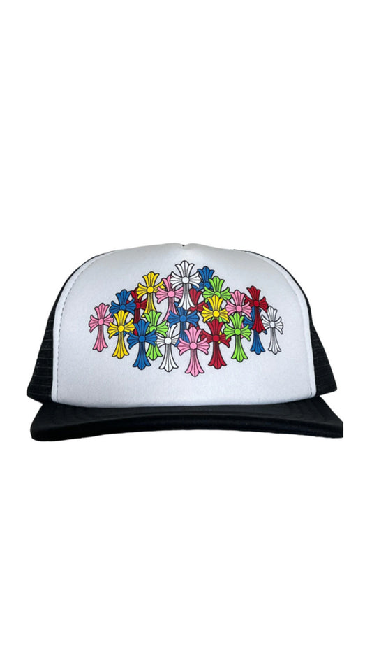 Gorra Chrome Hearts Multi Color Crosses Trucker