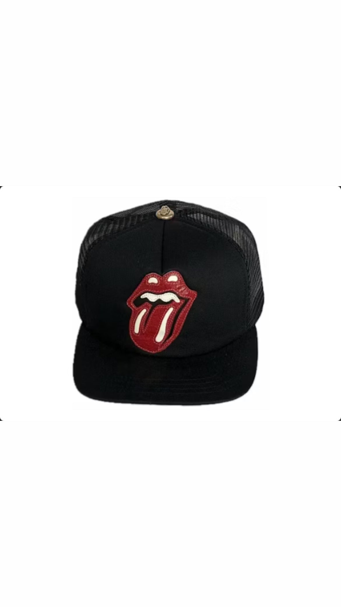 Gorra Chrome Hearts x Rolling Stones Leather Patch Trucker