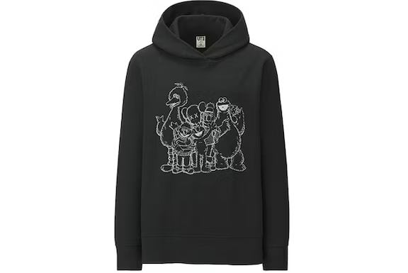 Hoodie KAWS x Uniqlo x Sesame Street