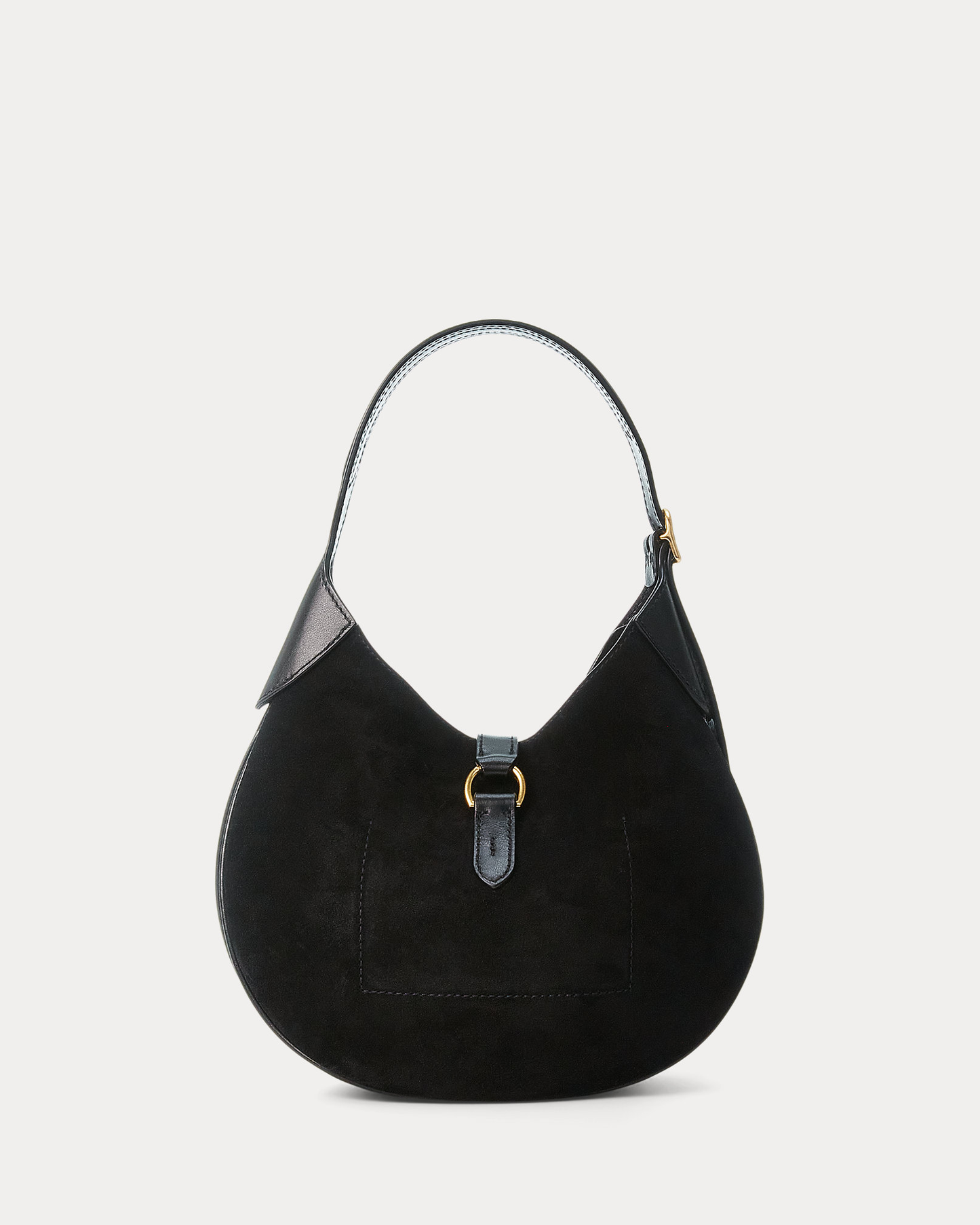 Bolso Shoulder Polo ID pequeño de ante