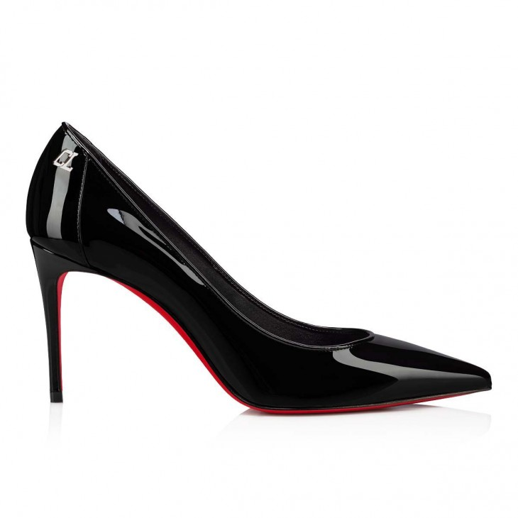 Sporty Kate 85 mm Pumps - Patent calf - Black - Women