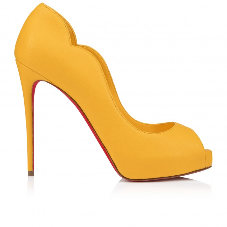 Hot Chick Alta 120 mm Pumps - Nappa leather - Pollen - Women