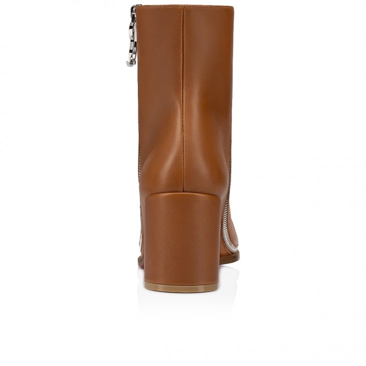 CL Zip Booty 70 mm Low boots - Calf leather - Cuoio - Women