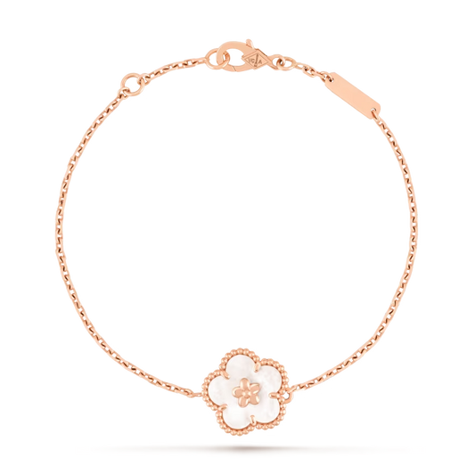 Pulsera Lucky Spring, flor de ciruelo