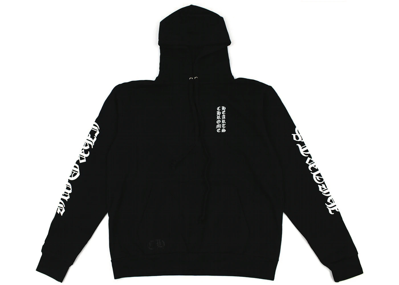 Hoodie Chrome Hearts Vertical Logo Hoodie