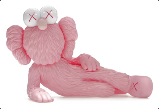 Figura de vinilo KAWS TIME OFF en rosa