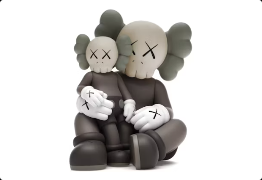 Figura de vinilo KAWS Holiday Changbai Mountain en marrón