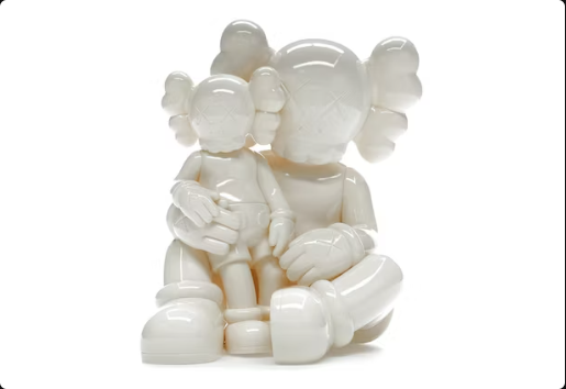 Figura de vinilo KAWS Holiday Changbai Mountain en blanco nieve