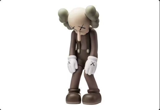 Figura de vinilo KAWS Small Lie Companion en marrón