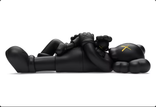 Figura de vinilo KAWS Holiday Singapore en negro