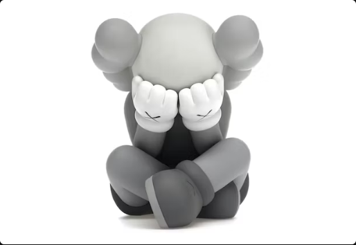 Figura de vinilo KAWS Separated en gris