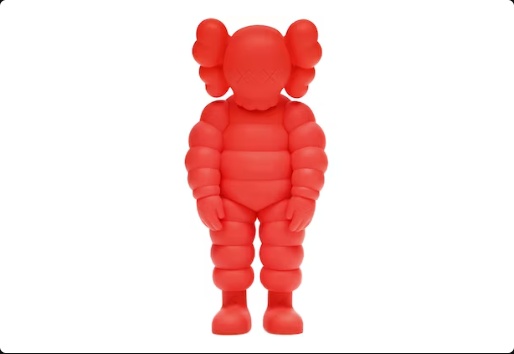 Figura KAWS What Party en anaranjado