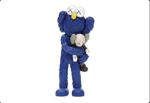 Figura KAWS Take en azul