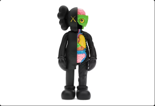 Figura de vinilo KAWS Companion Flayed Open Edition en negro