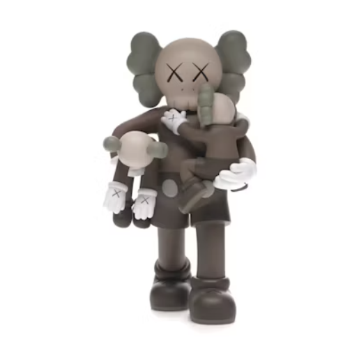 Figura de vinilo KAWS Clean Slate en marrón