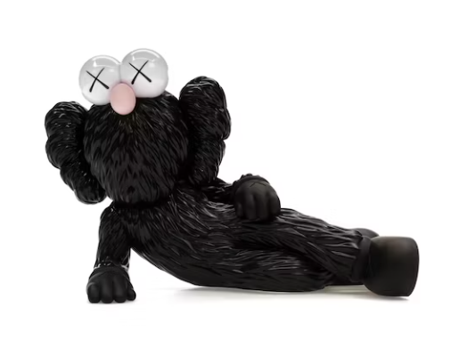 Figura de vinilo KAWS TIME OFF en negro