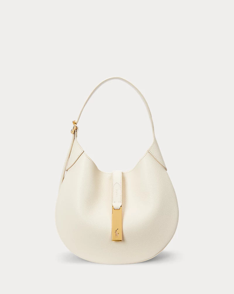 Bolso Shoulder Polo ID pequeño de piel