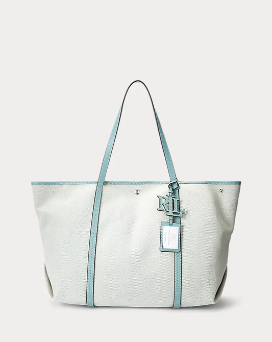 Bolso tote Emerie grande loneta y piel