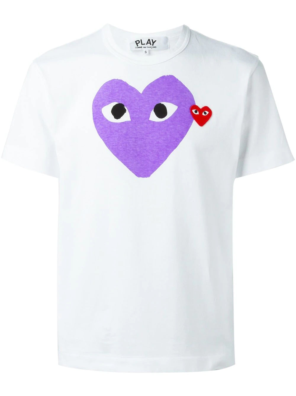 Playera CDG con corazón estampado