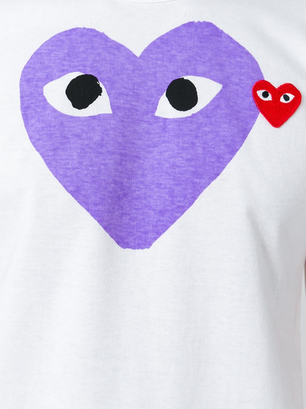 Playera CDG con corazón estampado