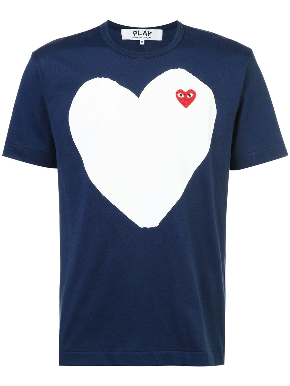 Playera CDG con corazón estampado