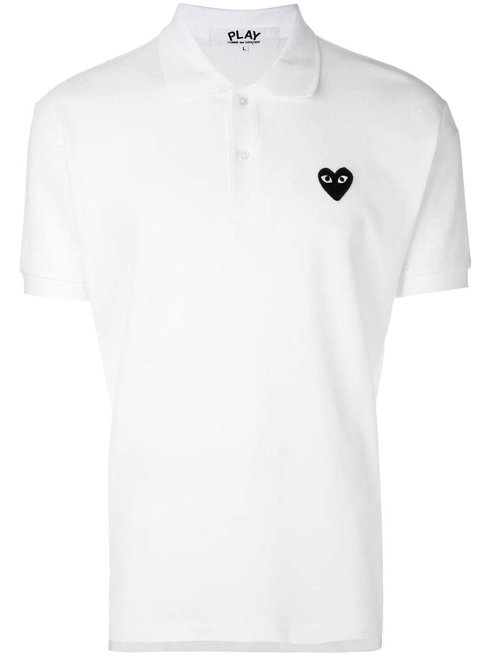 Playera CDG Heart logo polo shirt