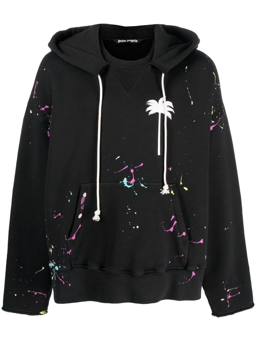 Hoodie Palm Angels efecto de salpicadura de pintura