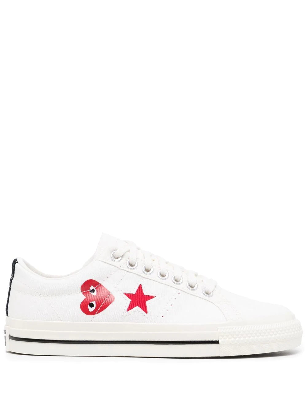 Tenis One Star de Comme Des Garçons Play x Converse