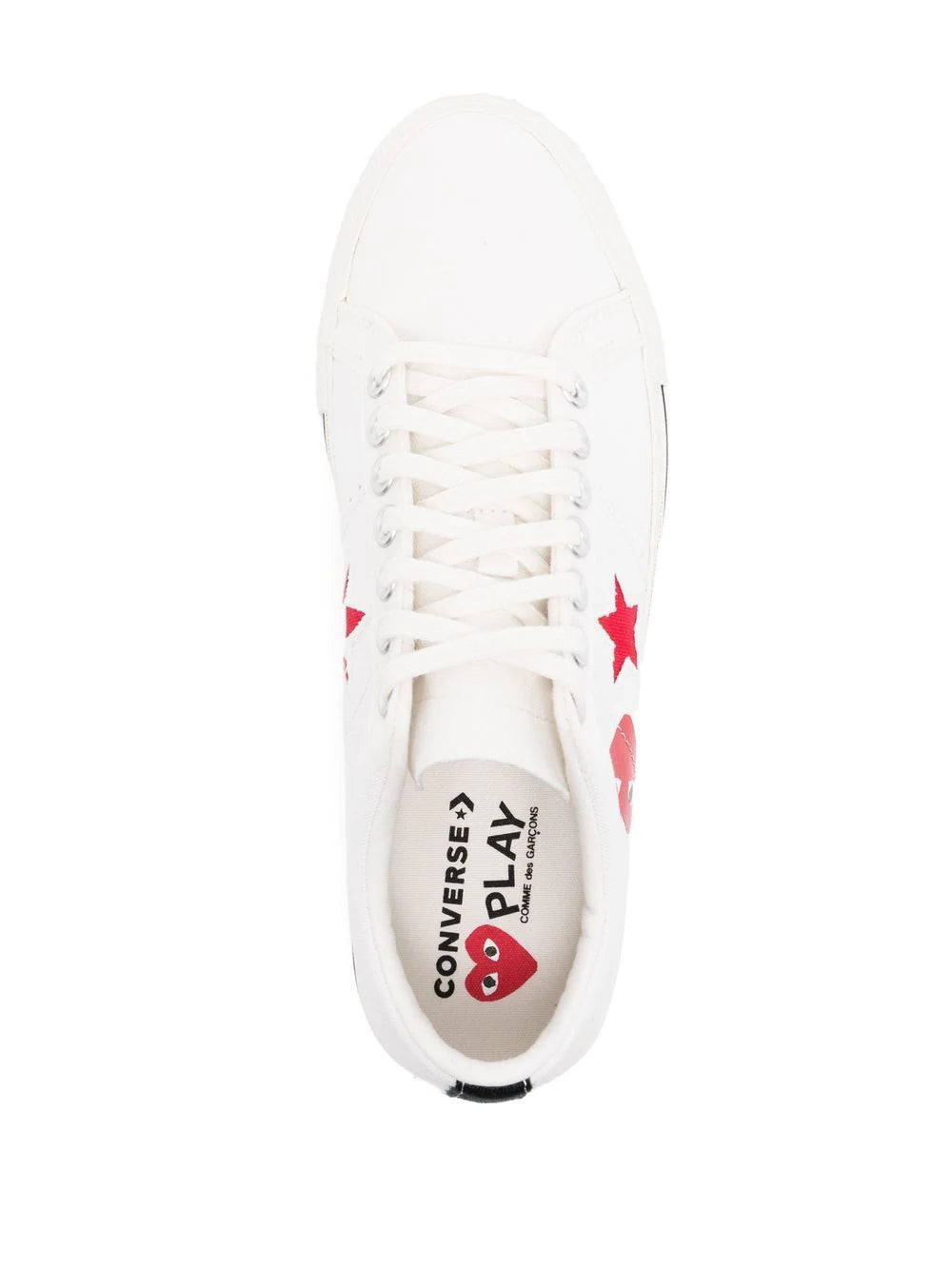 Tenis One Star de Comme Des Garçons Play x Converse