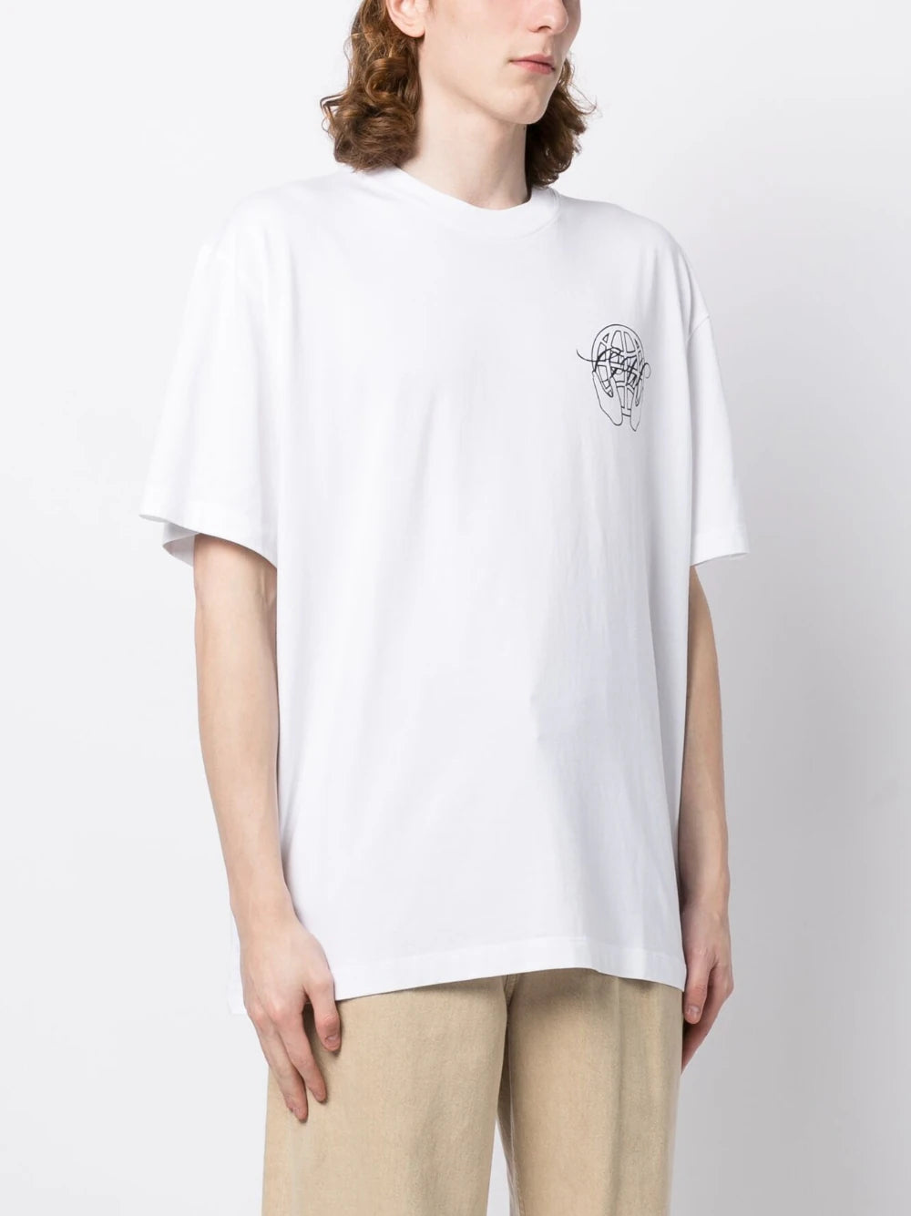 Playera Off-White con motivo Hand Arrows