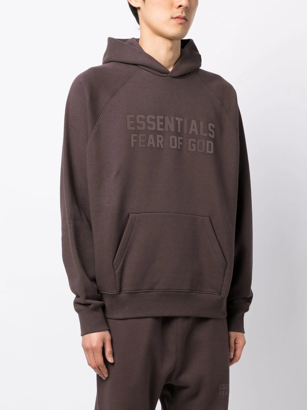 Hoodie Fear of God Essentials logo-print hoodie