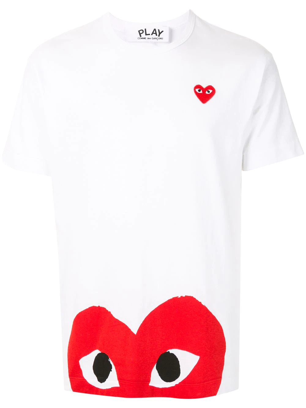 Playera CDG con logo estampado